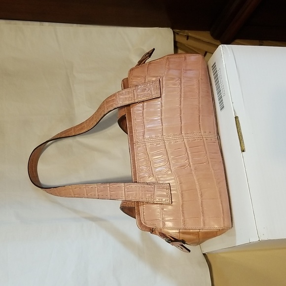 Fossil Handbags - Pink Fossil Genuine Leather Embossed Print Purse